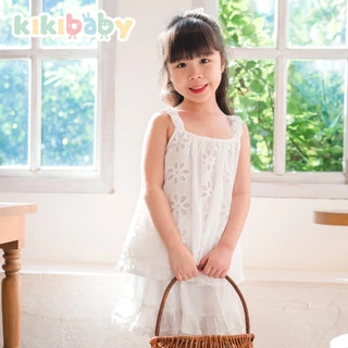 [90-130] kikibaby กระปรงสำหรับเด็ก กางเกงยางยืด กระโปรงสั้น สีครีม มินิมอล กระโปรงยีนส์ เสื้อผ้าเด็กWWK