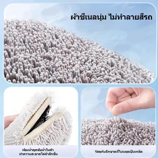 VANA แปรงล้างรถ ผ้าไมโครไฟเบอร์ อ่อนนุ่ม ไม่ทำให้สีรถมีปัญหา ด้ามวัสดุ ล้างรถม็อบ ขนอ่อน ปรับความยาวได้