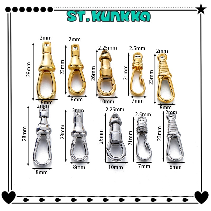 1 สแตนเลสคุณภาพสูงหมุน ตะขอก้ามปู ไม่เป็นสนิม Eagle hook buckle 316 สแตนเลสหมุนหัวเข็มขัดประเทศไทยพระพุทธรูปยี่ห้อปุ่ม