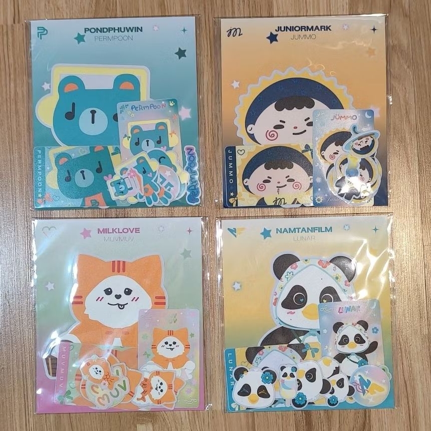 {📬พร้อมส่ง} GMMTV Sticker Set | Permpoon | Jummo | MuvMuv | Lunar