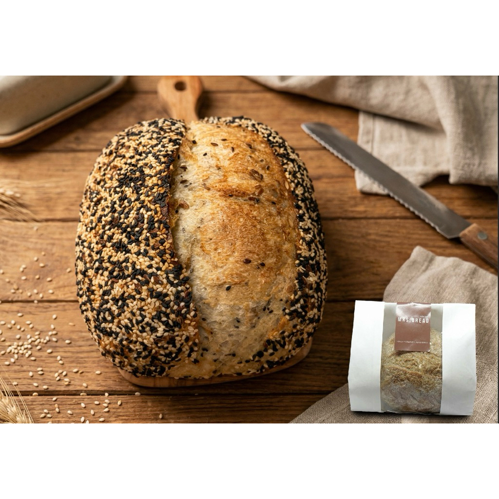 Multiseed  sourdough bread(ขนมปังซาวโดว์ธัญพืชรวม)