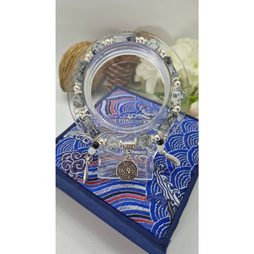 สร้อยข้อมือมงคล เหรียญไท้ซุ่ย หยินหยาง ปี่เซียะ เครื่องเตือนใจสายฮวงจุ้ย ของมงคลประจำปี - รูปที่ 3