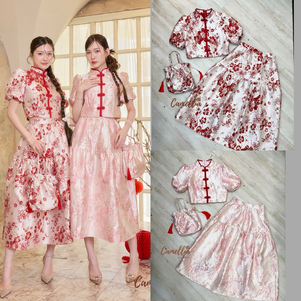 ชุดกี่เพ้าหรู ชุดตรุษจีนหรู กี่เพ้าสวยๆ Camellia