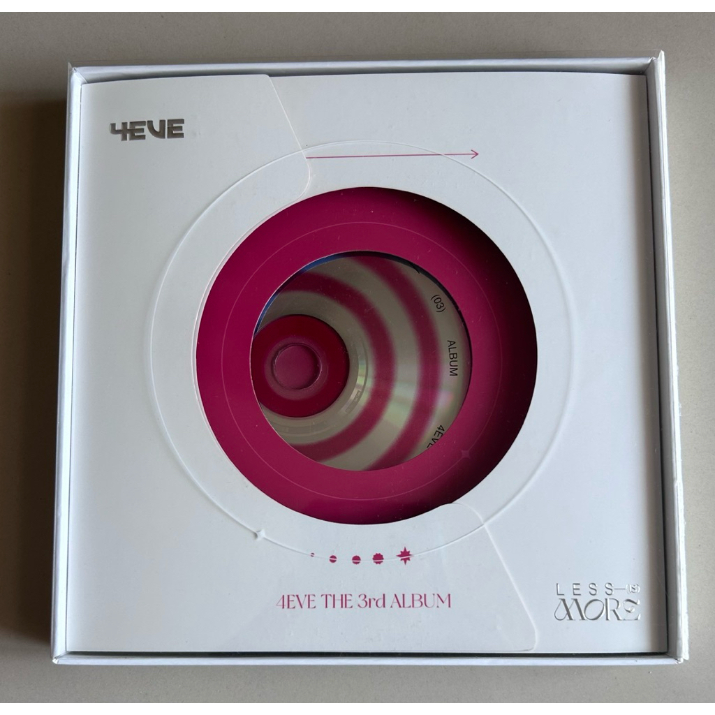 ซีดีเพลง ของแท้ ลิขสิทธิ์ มือ 2 สภาพดี ราคา 499 บาท “4EVE” อัลบั้ม “4EVE 3rd ALBUM LESS IS MORE” (BO
