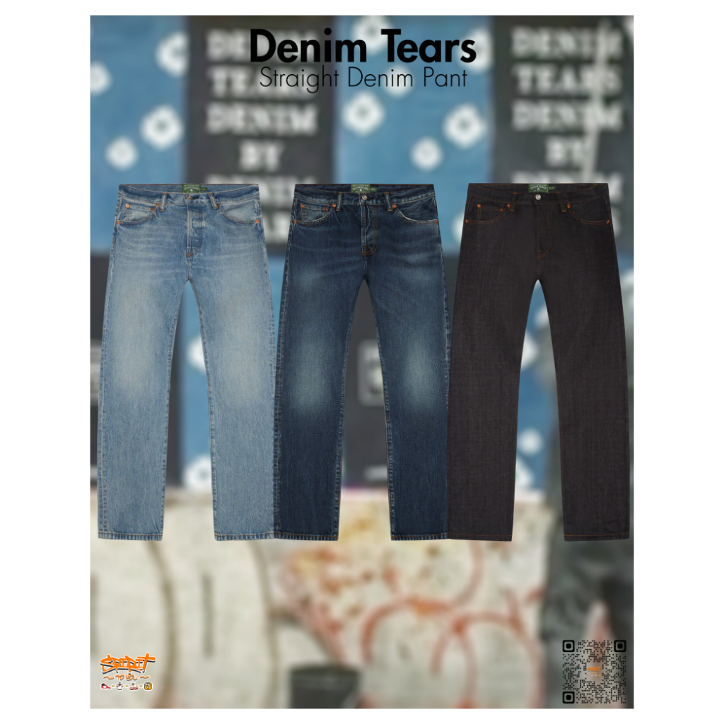 Denim Tears Straight Denim Pant สินค้าของแท้ 100%