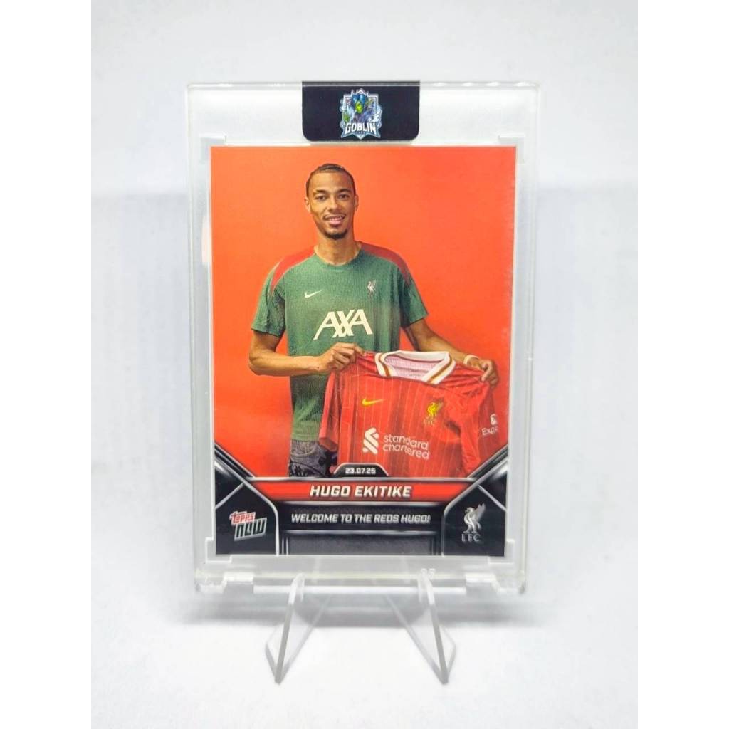 Topps Now Hugo Ekitike Liverpool First Liverpool Card 2025