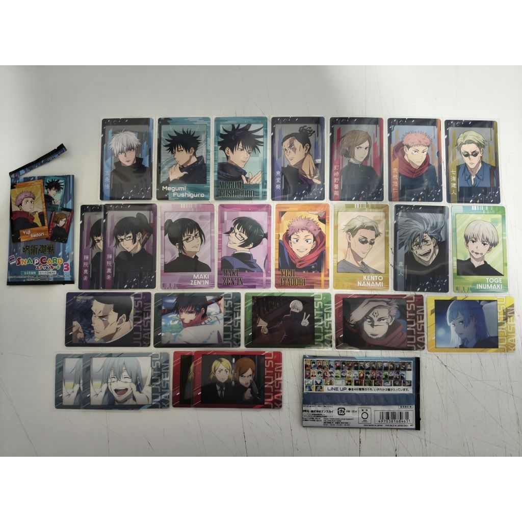 (เติมของตลอด)Jujutsu Kaisen Snap Card การ์ดทรงโพลารอยด์ตัวละครภาค โกะเกะ v.1-v.2 / 0 / 1 2 ขายแยกใบ (ลิขสิทธิ์แท้ Ensky) ราคา ถูกที่สุด ดีลบีเคเค แกลเลอรีภาพที่ 8