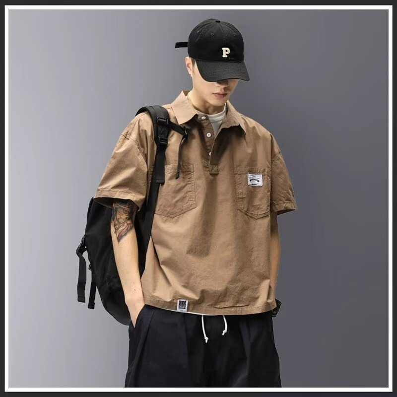 เสื้อโปโลสำหรับผู้ชายเนื้อผ้าเบาสวมใส่สบายระบายอากาศได้ดีมีหลายสีให้เลือก，มีให้เลือก 3 สี，M-3XL