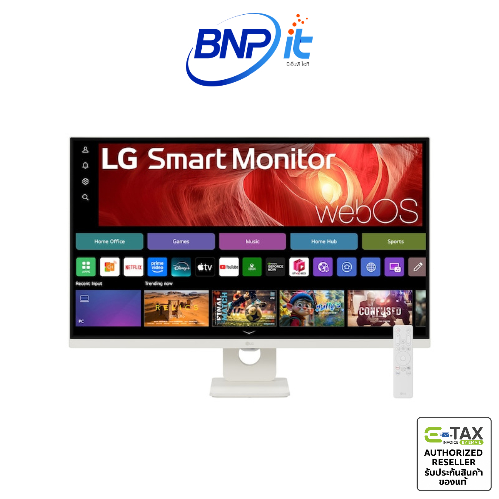 LG Smart Monitor 32U731SA-W 31.5″ 4K UHD IPS Smart Display • webOS • HDR10 • USB-C 65W • Wi-Fi & Blu