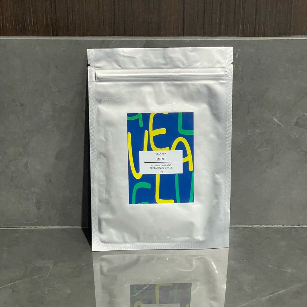 (พร้อมส่ง) Vela tea - RICH 20g Hoshino village ceremonial grade matcha ผงมัทฉะเกรดพิธีการ
