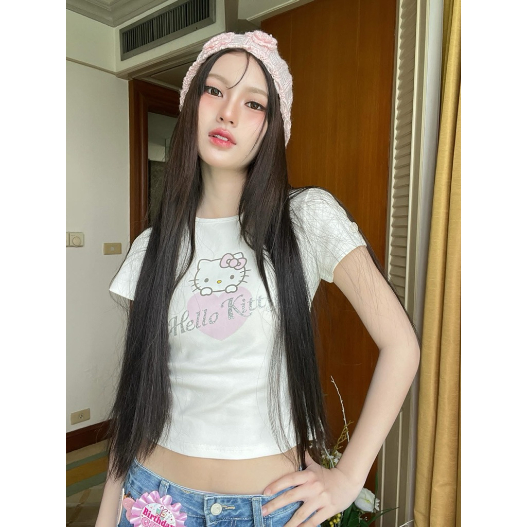 (⚡️ส่งด่วน&พร้อมส่ง) Cintagexkitty✨มือ 1 ทุกตัว✨🍒แบรนด์แท้ 100% เสื้อคาร์ดิแกนไหมพรม เสื้อกันหนาว  ผ้านุ่ม - รูปที่ 6