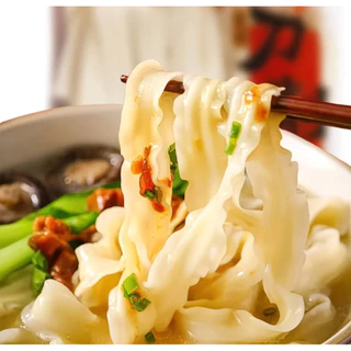 เส้นบะหมี่ ละหมีสไลด์ Sliced Noodles เส้นนุ่ม 刀削面 ขนาด50g