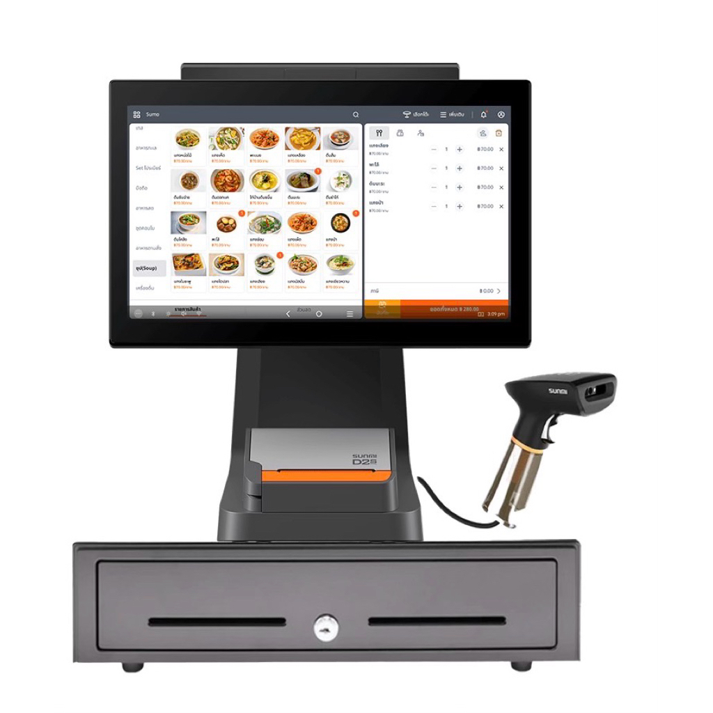 GPOS (Global POS) รุ่นNs021 รุ่นคือระบบจัดการร้านค้าแบบครบวงจร (Point of Sale)