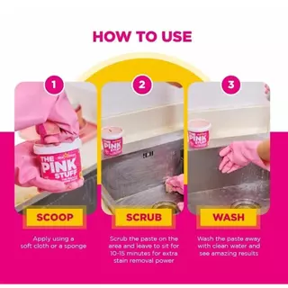 The Pink Stuff - The Miracle Cleaning Paste850g ครีมอเนกประสงค์ ขจัดคราบ ตัวดังในอังกฤษ กลิ่นไม่ฉุน