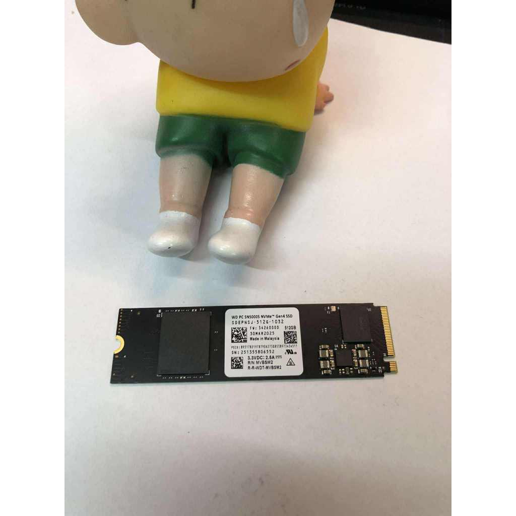 WD BLACK SN5000S 512GB PCI GEN 4 ใช้งานปกติ ประกันร้าน
