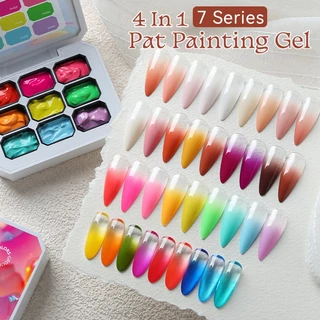 URSUGAR สี Ombre ไล่สี ออมเบย์ ตลับ 9สี สีเพ้นท์เนื้อเจล ตลับ 9 สี มีให้เลือก 8 โทน