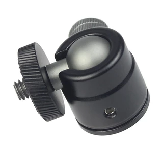 อลูมิเนียมอัลลอยด์ หัวบอลขาตั้งกล้อง 360° สกรู 1/4 ปรับมุมได้ แข็งแรง น้ำหนักเบา ใช้กับกล้องได้หลายรุ่น