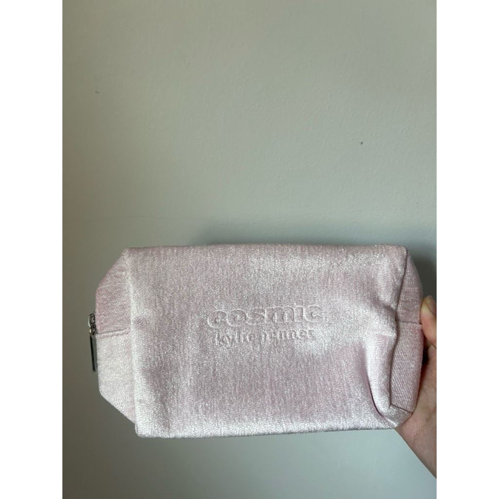 Kylie Jenner Cosmic Pink Velvet Makeup Bag 💯‼️Authentic