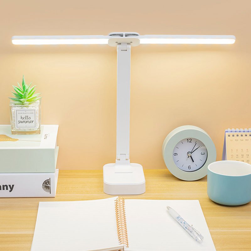 โคมไฟอ่านหนังสือ ไฟ3สี LED lamp เกรดA ความสว่างสองเท่า รุ่นสัมผัส ปรับได้3ระดับ โต๊ะทำงานโคม โคมไฟหัวเตียง ราคา ถูกที่สุด ดีลบีเคเค แกลเลอรีภาพที่ 9
