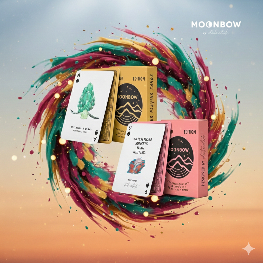 เซ็ตการ์ดบันเดิล Moonbow: Sea Slug Waterproof + Mindfulness Cards