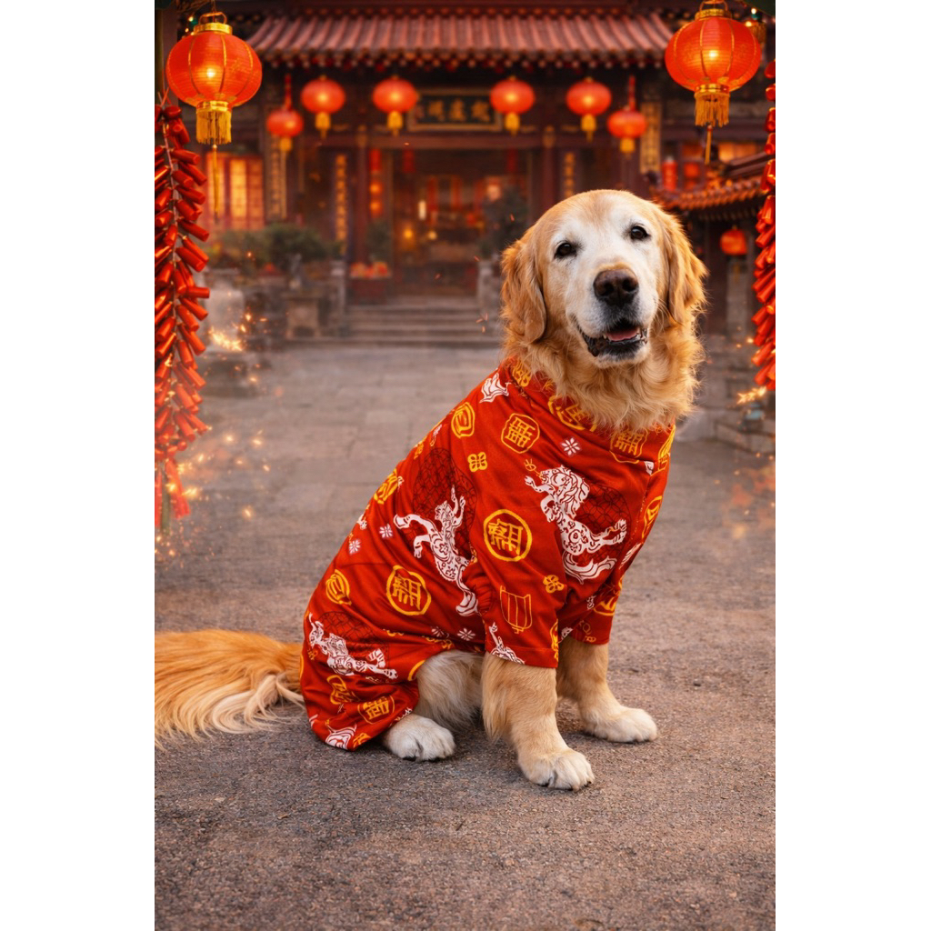 🔥พร้อมส่ง🔥เสื้อสุนัข ชุดกันขนร่วง สุนัขขนาดใหญ่ เสื้อหมา โกลเด้น ลาบราดอร์ ไซบีเรีย พันธุ์ไทย ผสม ขนาดกลางถึงOver size!!