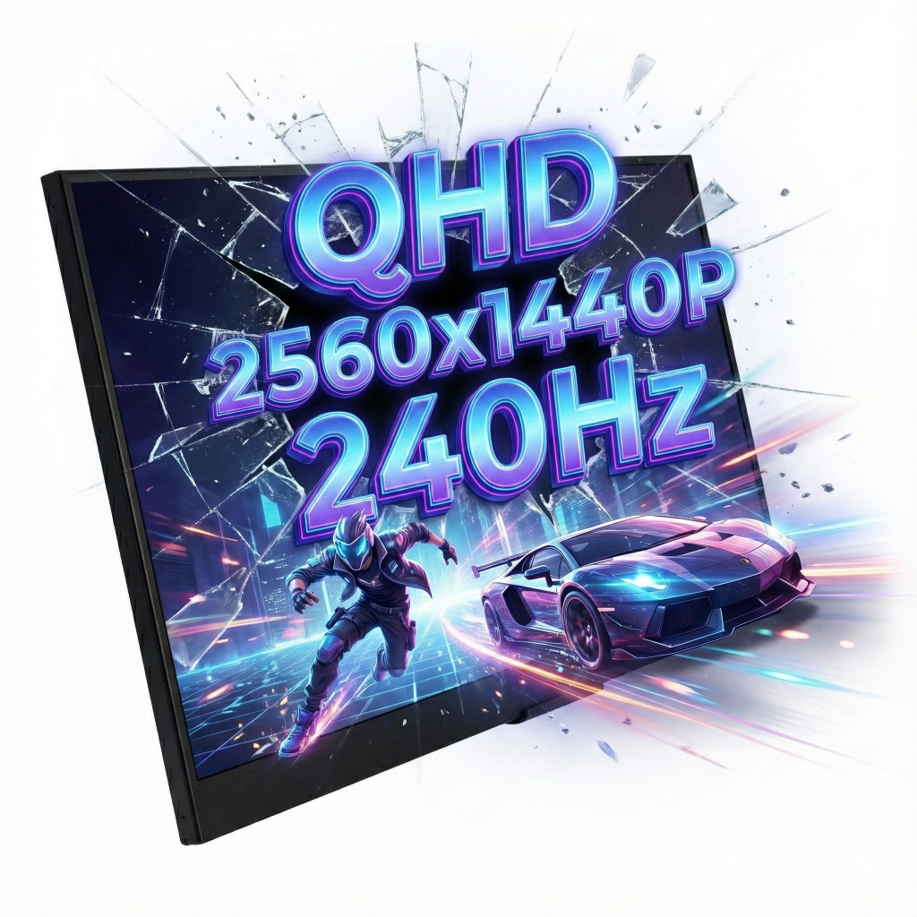 จอพกพา 17.3 นิ้ว 2K 240Hz (Fast IPS) | 100% sRGB 400nits | จอเกมมิ่งพกพา สำหรับ PC/Notebook | ประกัน