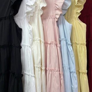 conycolours | Lady Layer Dress มินิเดรสระบายแขน