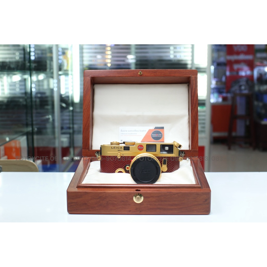 Leica M6 King Of Thailand Jubilee 24K Gold Plated