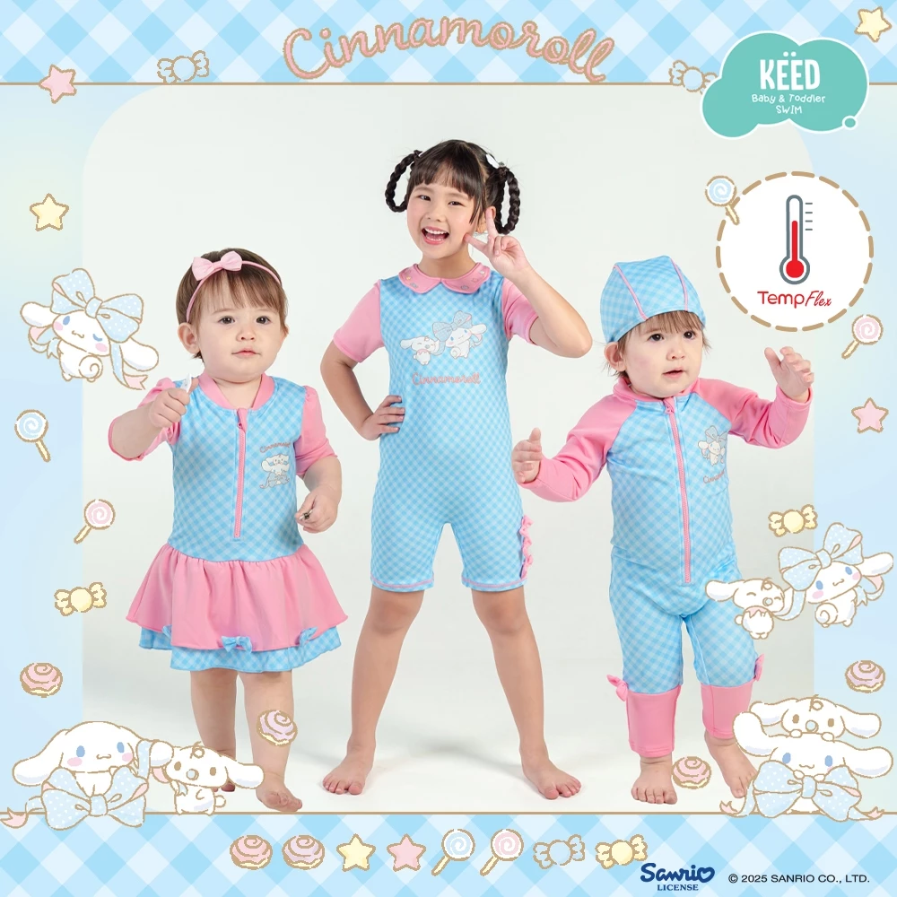 ✨NEW✨ KEED X Cinnamoroll Collection ชุดว่ายน้ำควบคุมอุณหภูมิ บอดี้สูท (TempFlex)