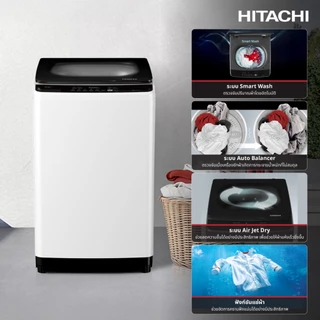 Hitachi ฮิตาชิ เครื่องซักผ้าฝาบน 10 กก. Top Loading - Smart Wash รุ่น LTL 10M00
