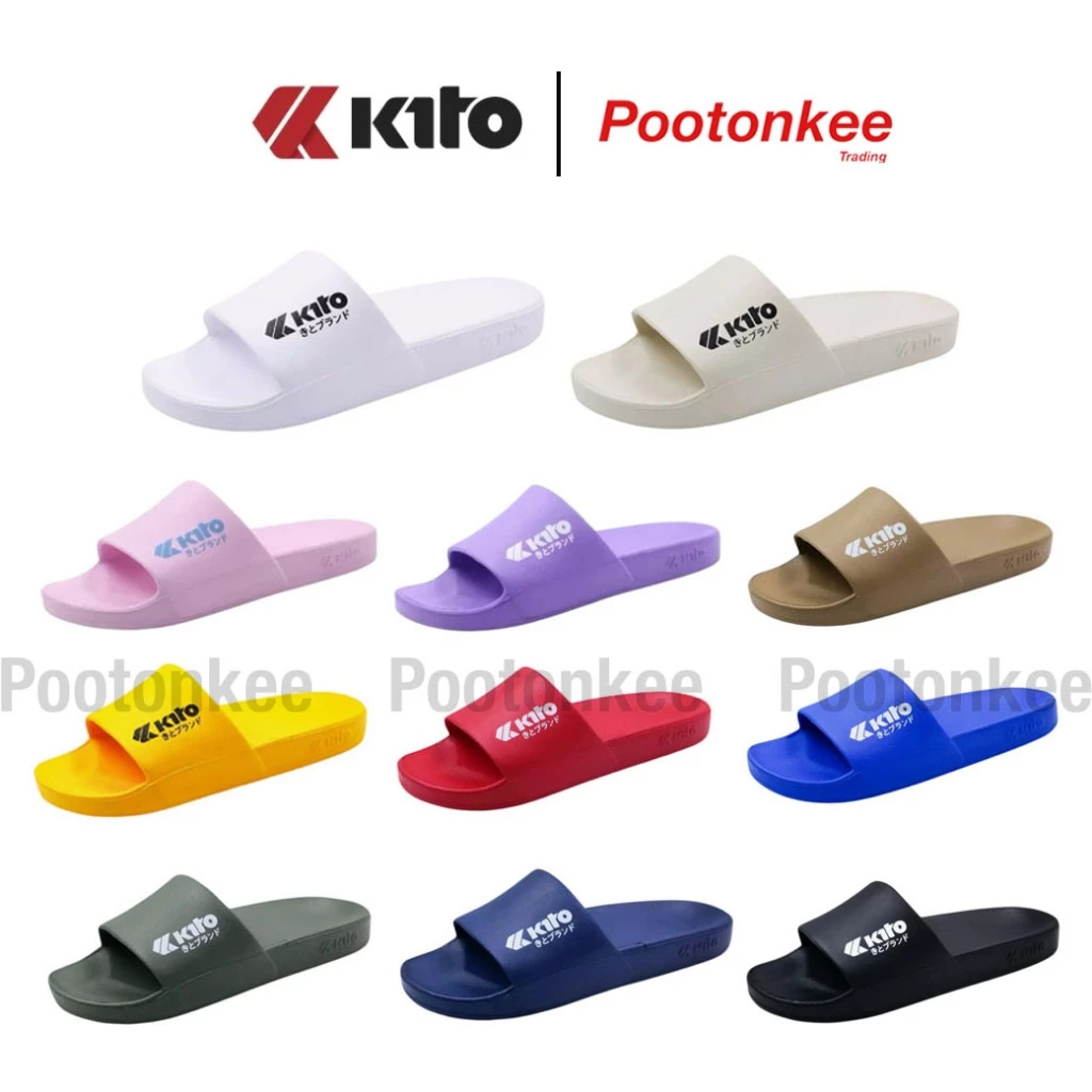 Kito รุ่น AH98 รองเท้าแตะกีโต้ รองเท้าแตะเเบบสวม เบา ใส่สบาย ไซส์ 36-45