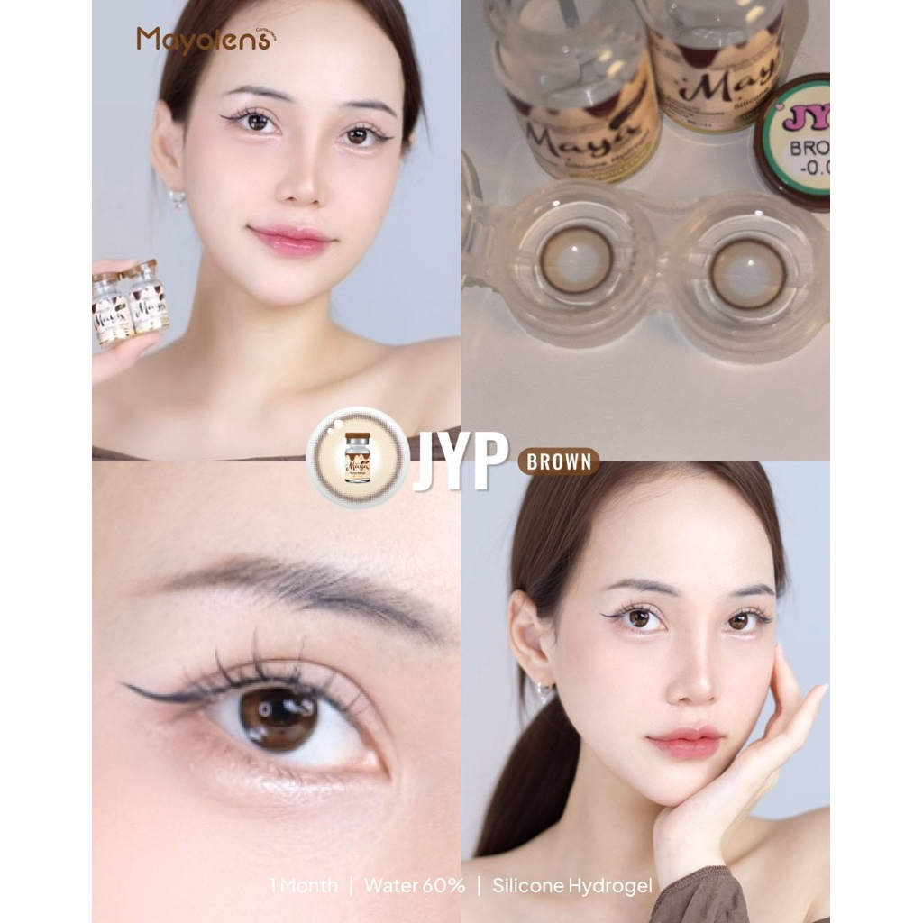𝐌𝐚𝐲𝐚 𝐋𝐞𝐧𝐬 𝐏𝐫𝐞𝐦𝐢𝐮𝐦 JYP คอนแทคเลนส์พรีเมี่ยม SILICONE HYDROGEL