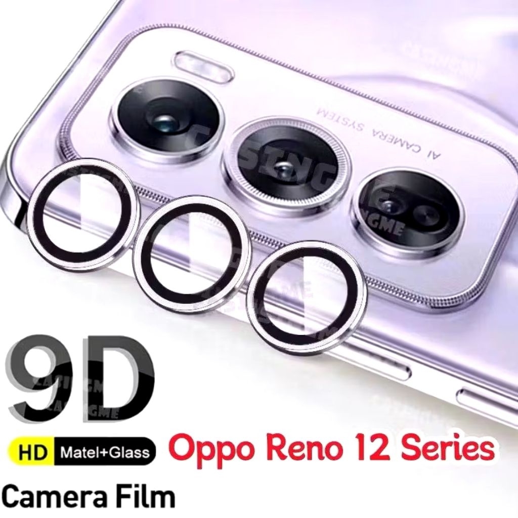 🔥ส่งตรงจากไทย🔥ฟิล์มกระจกกันรอย เลนส์กล้อง เต็มเลนส์ Oppo Reno 12 Pro Reno12F สำหรับ ออปโป้  Reno12 Reno12Pro