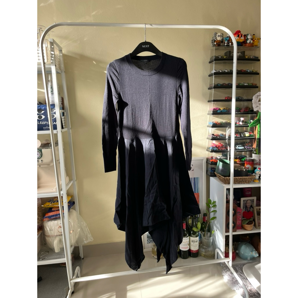 ชุดเดรส COS size s สีกรม #เสื้อผ้ามือสอง #COS