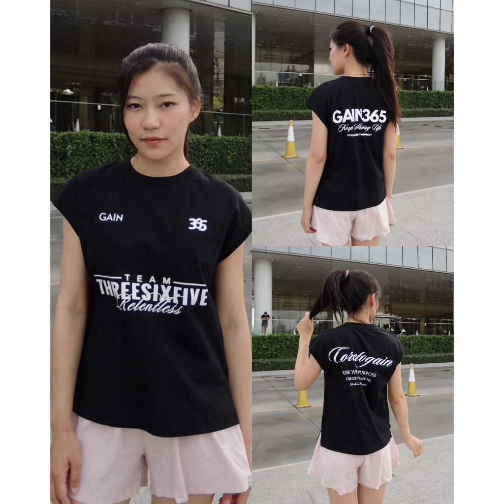 เสื้อแขนกุดออกกำลังกายแขนกุดผู้หญิง แบรนด์ 365GAIN