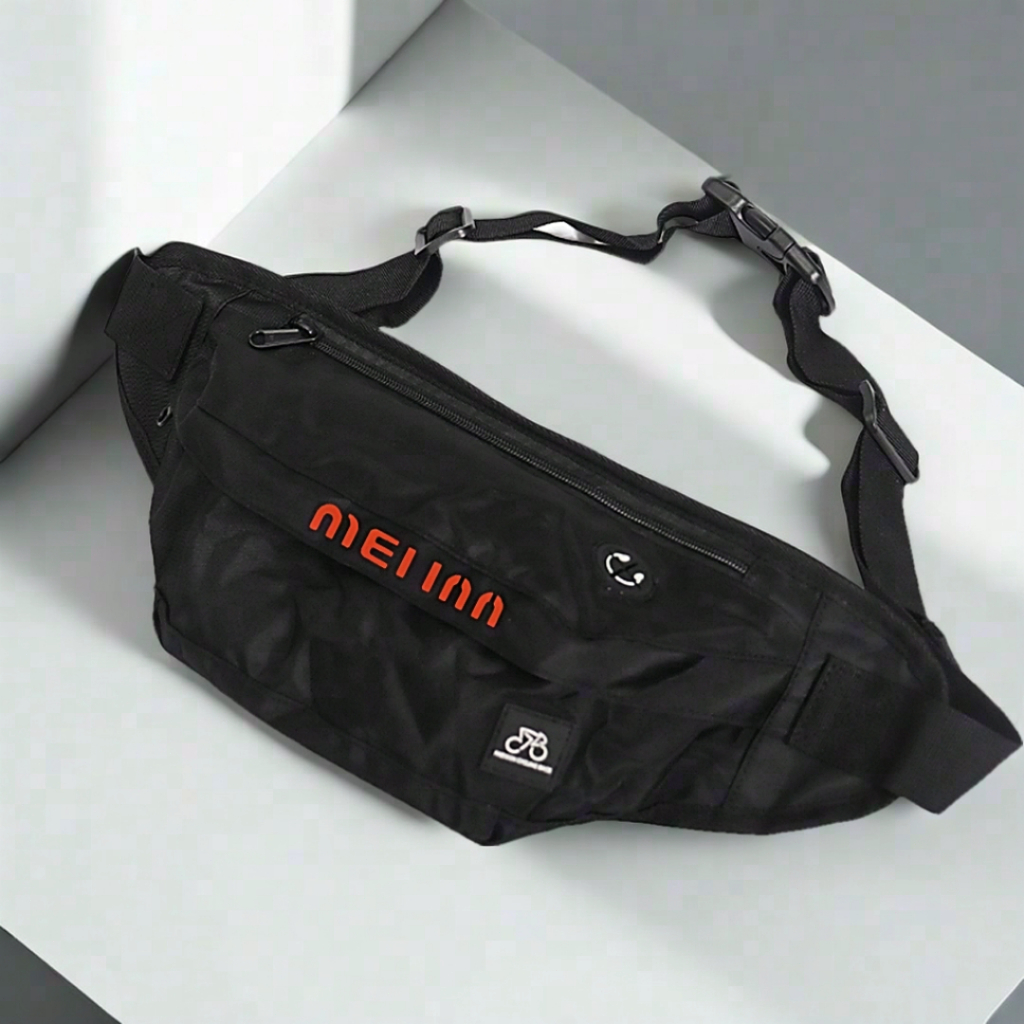 MEIINN กระเป๋าคาดเอว กระเป๋าหน้าอกอเนกประสงค์ ผ้าออกซ์ฟอร์ด กันน้ำและสวมใส่ได้ Crossbody Bag