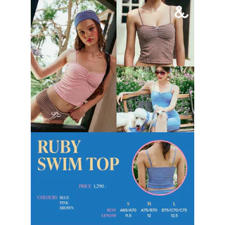 Ruby swim top สำหรับว่ายน้ำจาก waterandothers