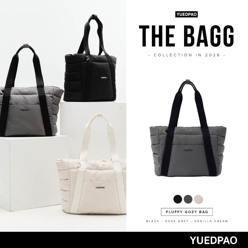 Yuedpao Fluffy Gozy Bag กระเป๋าสะพายข้างแฟชั่น กระเป๋าอเนกประสงค์ กระเป๋ายืดเปล่า