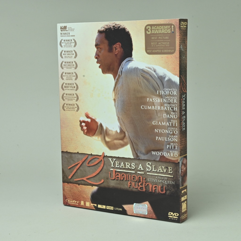 แผ่น DVD หนัง เรื่อง 12 Years a Slave ปลดแอกคนย่ำคน ภาพยนตร์ชนะเลิศ 8 รางวัล