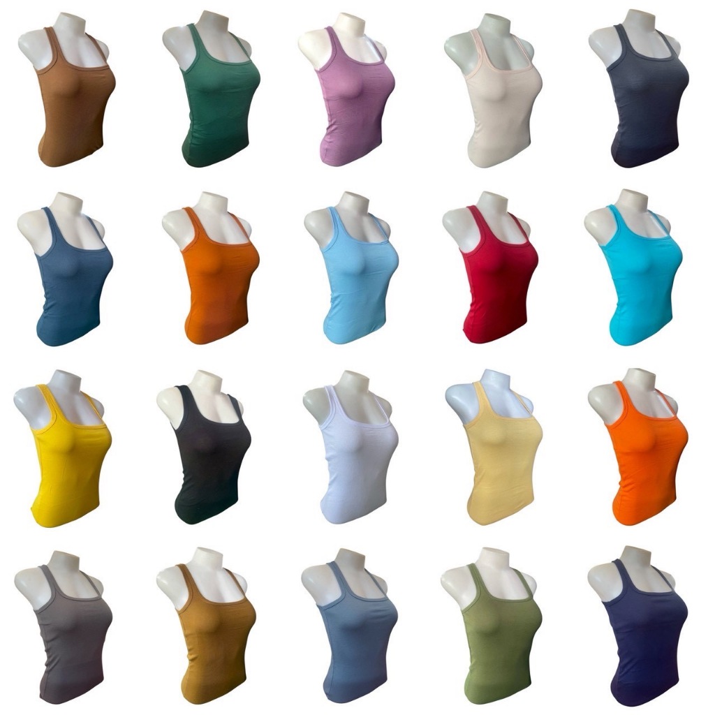 เสื้อกล้าม เต็มตัว (ผ้าคอตตอน) เนื้อผ้าใส่สบาย เนื้อผ้ายืดตามตัว สีไม่ตก ร้อนนี้ของมันต้องมี สั่งได้เลย คุ้มสุดๆ