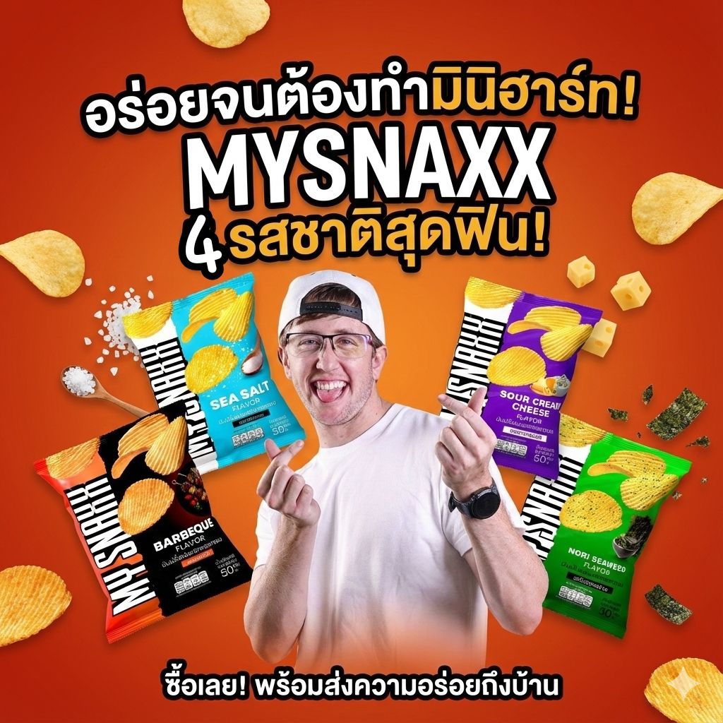 MY SNAXX มันฝรั่งทอดของมายเมทเนท