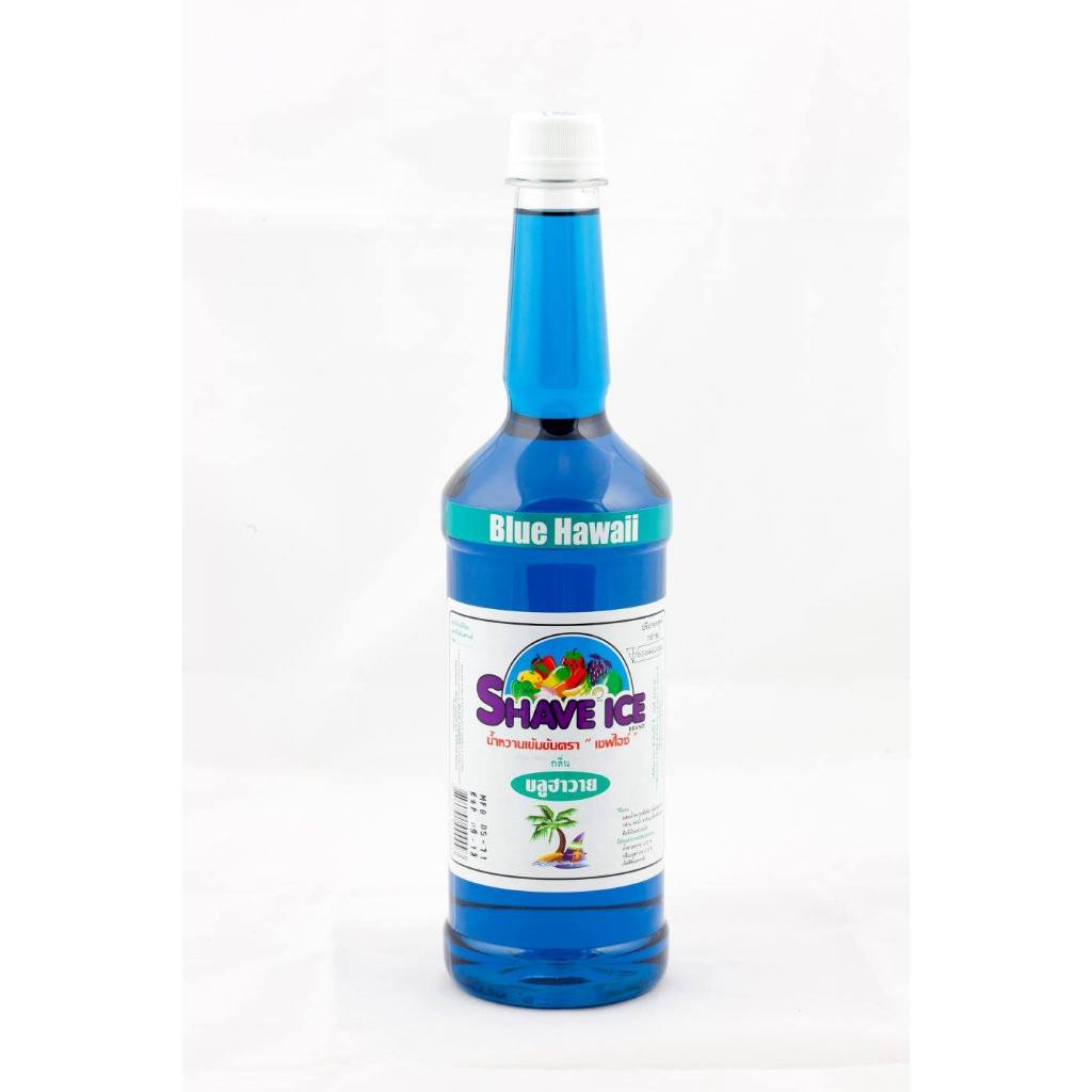 Shave Ice  Blue Hawaii Cocktail Syrup ไซรัปค็อกเทลบลูฮาวาย 730ml