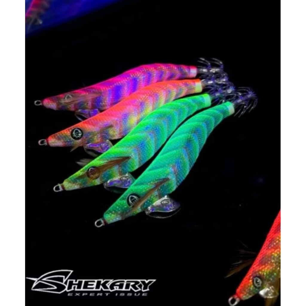 กุ้งตกหมึก Shekary รุ่น 3D LASER UV KEMURA