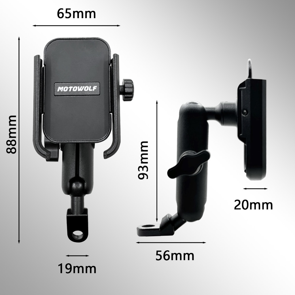 motowolf mdl 2821 ที่จับมือถือมอเตอร์ไซค์ ที่จับโทรศัพท์มอเตอร์ไซค์ ที่วางมือถือมอไซค ราคา ถูกที่สุด ดีลบีเคเค แกลเลอรีภาพที่ 4