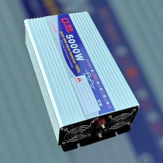 อินเวอร์เตอร์ 5000W12V/24V /48V CJ รุ่นใหม่ล่าสุด Pure Sine Wave 12V → 220V ไฟนิ่ง เสถียร ปลอดภัย