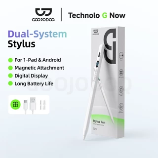 GOOJODOQ Universal Stylus แม่เหล็ก พร้อมจอแสดงผลพลังงาน For Android For หน้าจอสัมผัส