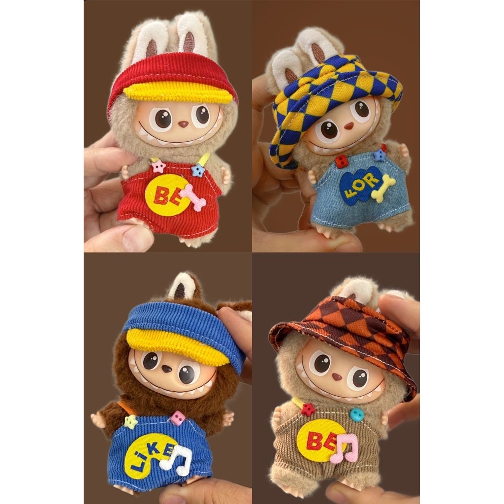 พร้อมส่งในไทย ชุดตุ๊กตามือหนึ่ง ชุดตุ๊กตาลาบูบู้ v.4
