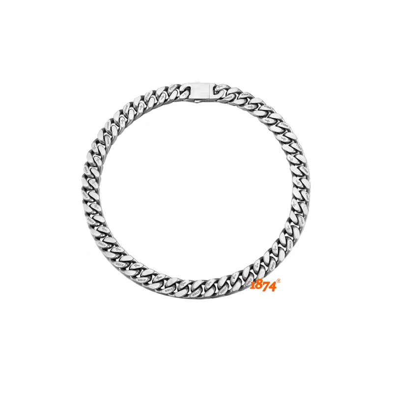 สร้อยคอคิวบา สไตล์ฮิปฮอป necklace เหมาะสำหรับคนส่วนใหญ่ 43+8ซม. ขัดเงา 6 ด้าน ทำจากเหล็กไทเทเนียม ราคา ถูกที่สุด ดีลบีเคเค แกลเลอรีภาพที่ 5