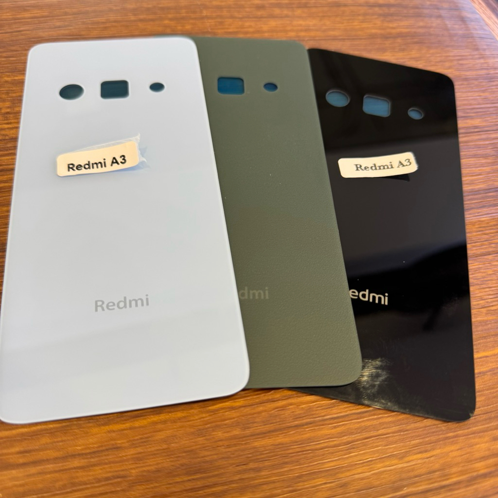 ฝาครอบแบตเตอรี่ด้านหลัง คุณภาพสูง สําหรับ Redmi A3 Back Cover Redmi A3 ฝาหลัง พร้อมกาว ยาว 1 หลอด