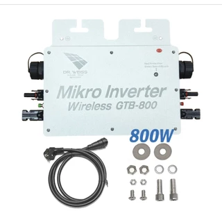 ไมโครอินเวอร์เตอร์ (Micro inverter) รุ่น GTB-800(ไม่รองรับCT) รองรับ2แผง ขนาดไม่เกิน400วัตต์ ดูค่าต่างๆผ่านแอปSmart Life